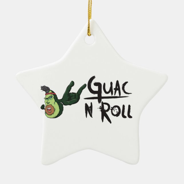 Guac-N-Roll-Produkte Keramikornament (Vorne)