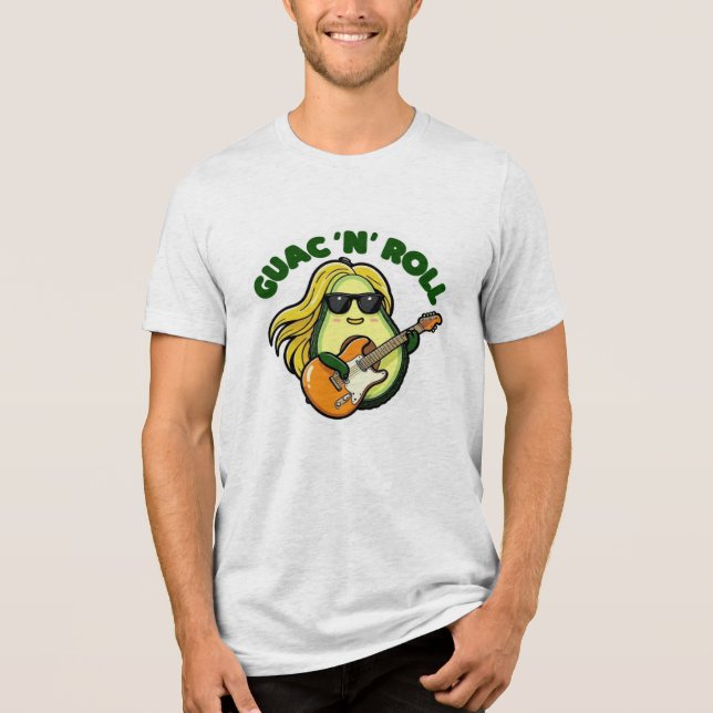 Guac ´n ´Roll Tri-Blend Shirt (Vorderseite)