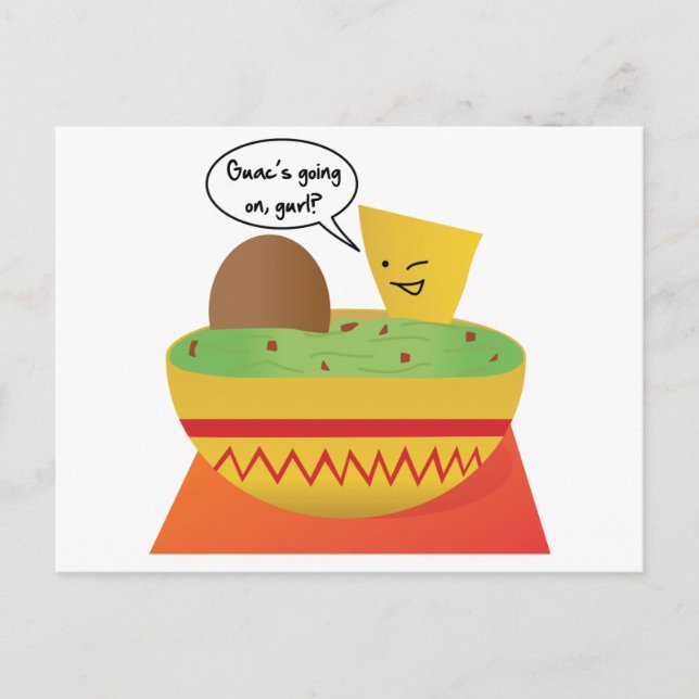 Guac Party Postkarte (Vorderseite)