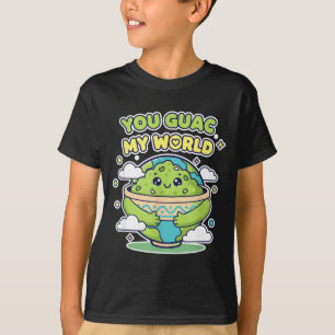 Guac Welt lustiger Lebensmittel-Wortwitz süße kawa T-Shirt