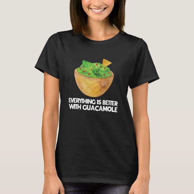 Guacamole Avocado Mayo Vegan Food Guac Limes T-Shirt (Vorderseite)