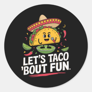 Guacamole Cinco De Mayo Mexiko Mexiko Salsa Fiest Runder Aufkleber