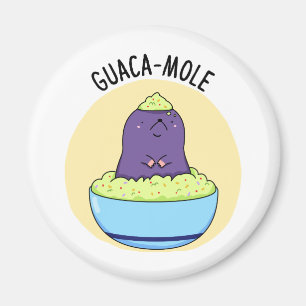 Guacamole Funny Mole in Guacamole Dip Pup Magnet