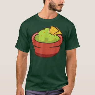 Guacamole mit Nacho Chips Liebe Guacamole T-Shirt