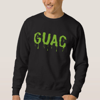 Guacamole tropfender Guac Halloween-Essen auf den Sweatshirt