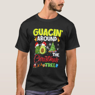 Guacin um den Weihnachtsbaum herum Weihnachten San T-Shirt