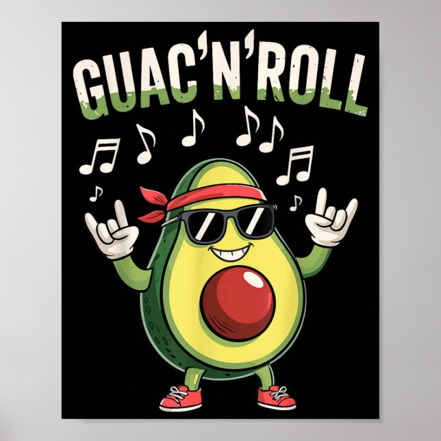Guac'n'roll Avocadostein  Poster (Vorne)