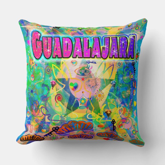Guadalajara Epoch Hour Pillow Kissen (Vorderseite)