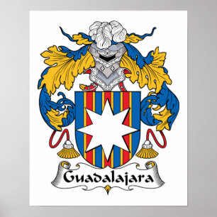 Guadalajara-Familienwappen Poster