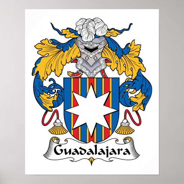 Guadalajara-Familienwappen Poster (Vorne)