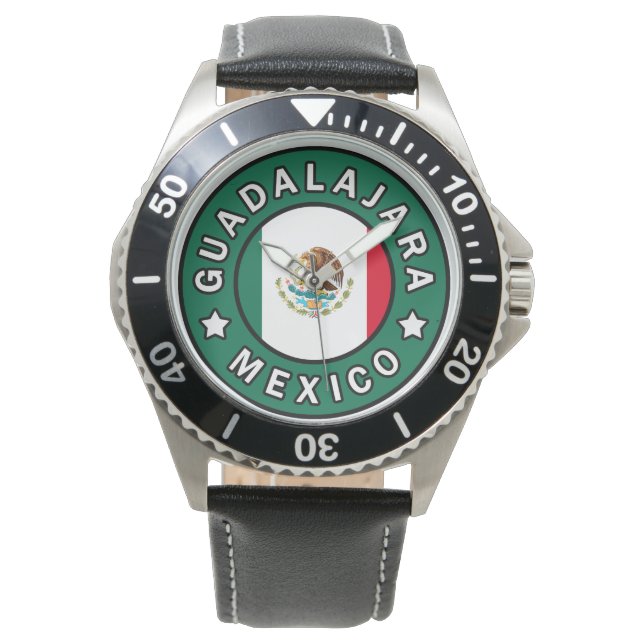 Guadalajara Mexiko Armbanduhr (Vorderseite)