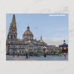 Guadalajara Mexiko Feiertagspostkarte