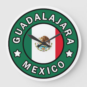 Guadalajara Mexiko Große Wanduhr