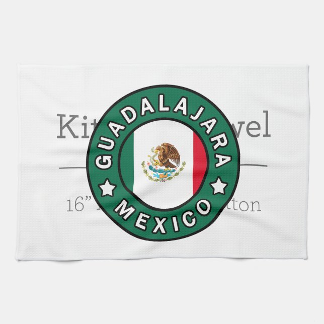 Guadalajara Mexiko Küchentuch (Horizontal)