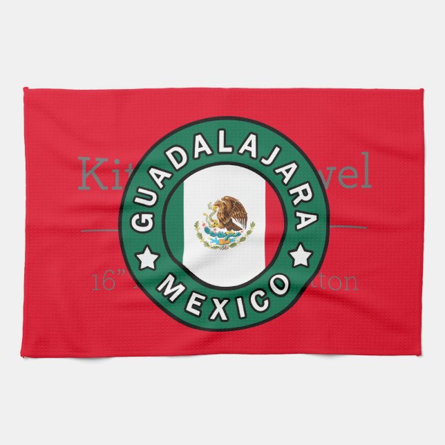 Guadalajara Mexiko Küchentuch (Horizontal)
