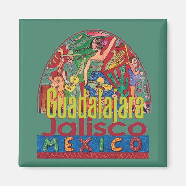 GUADALAJARA Mexiko Magnet (Vorne)