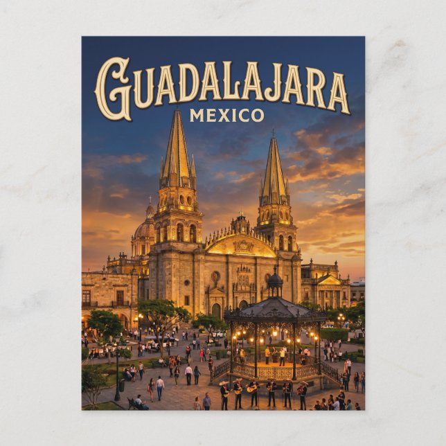 Guadalajara Mexiko Postkarte (Vorderseite)