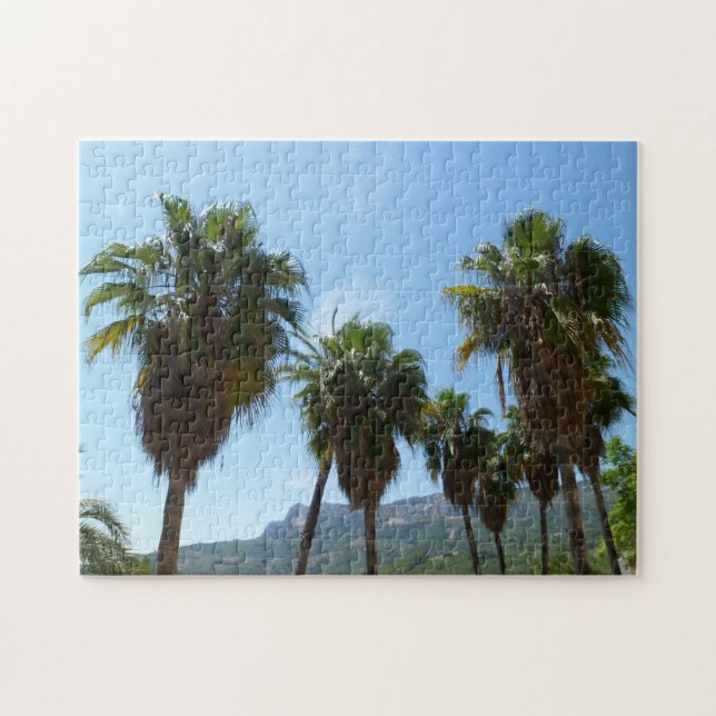 Guadalest Valley Palmen Trees Puzzle (Horizontal)