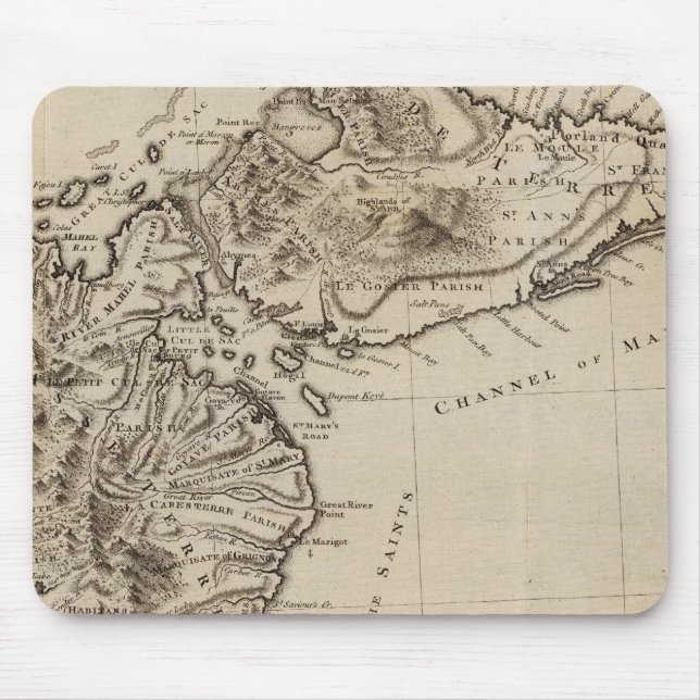 Guadaloupe 2 mousepad (Vorne)