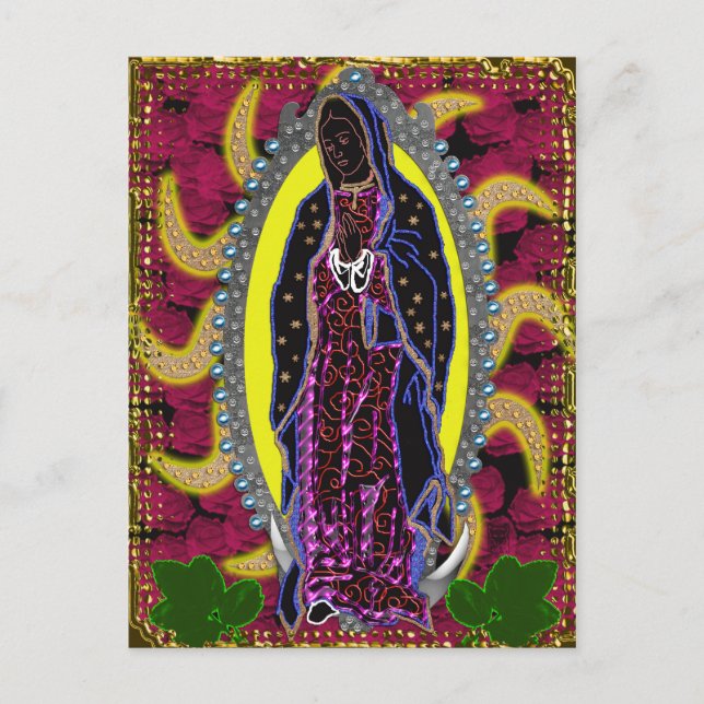 Guadalupana Postkarte (Vorderseite)