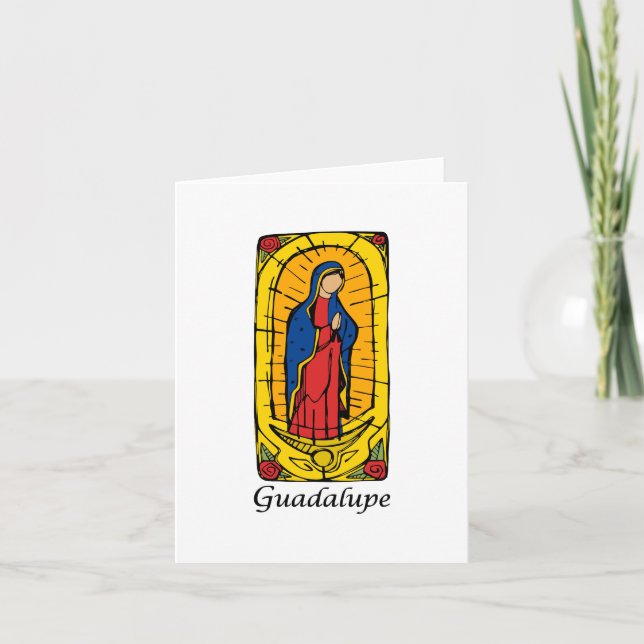 Guadalupe Feiertagskarte (Vorderseite)
