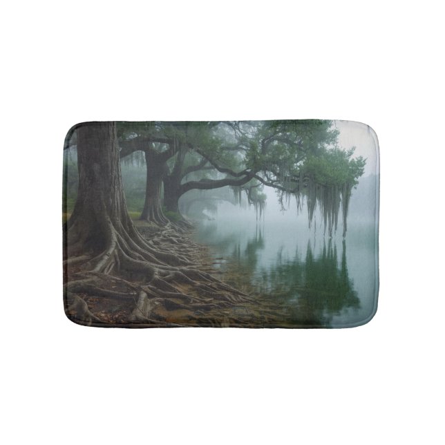 Guadalupe-Fluss-Badezimmer-Matte - Friedliche Natu Badematte (Vorderseite)