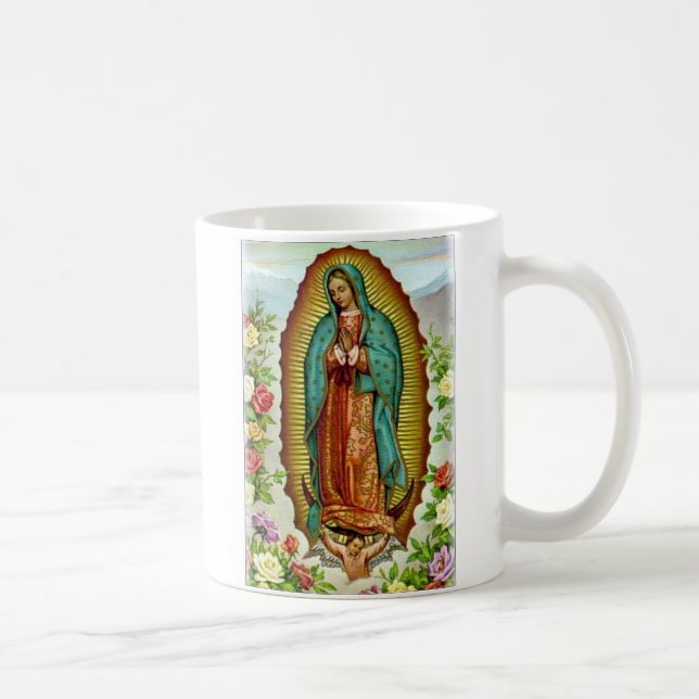 Guadalupe mit der Rosen-Tasse Kaffeetasse (Rechts)