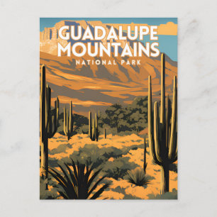 Guadalupe Mountain Nationalpark Reisen Postkarte