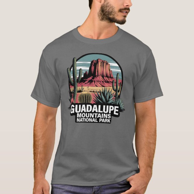 Guadalupe Mountains National Park Texas T-Shirt (Vorderseite)