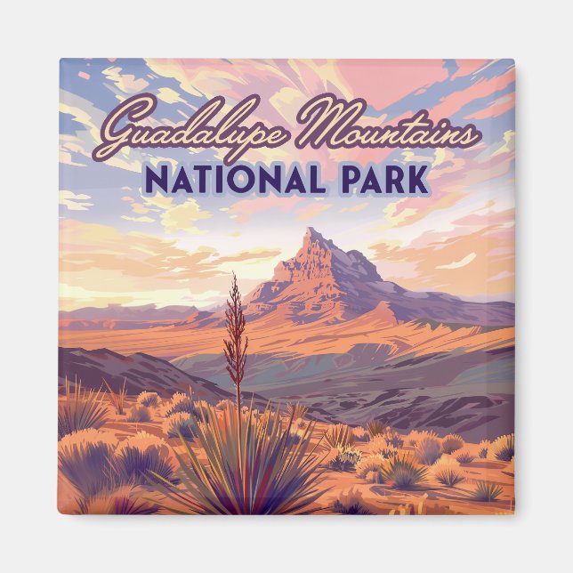 Guadalupe Mountains Nationalpark El Capitan Texas Magnet (Vorne)