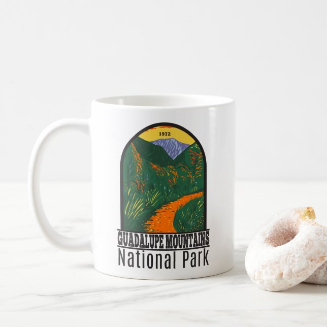 Guadalupe Mountains Nationalpark McKittrick Kaffeetasse (Mit Donut)
