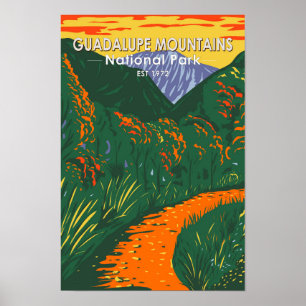 Guadalupe Mountains Nationalpark McKittrick Poster