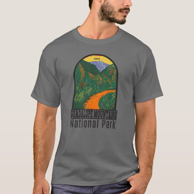 Guadalupe Mountains Nationalpark McKittrick T-Shirt (Vorderseite)