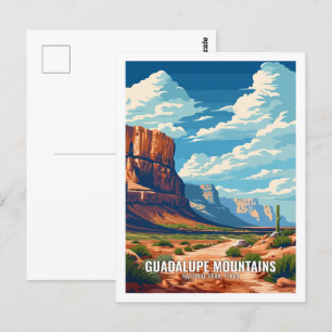 Guadalupe Mountains Nationalpark Texas USA Postkarte