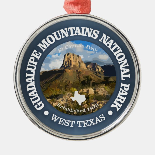 Guadalupe Mountains NP Ornament Aus Metall (Vorne)