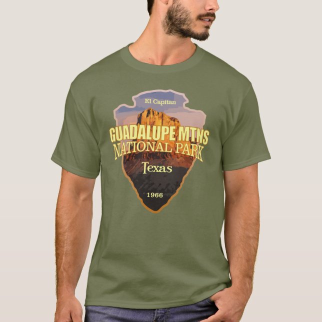 Guadalupe Mtns NP (Pfeilspitzen) T-Shirt (Vorderseite)