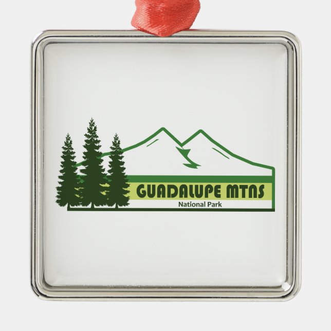 Guadalupe Nationalpark Nationalpark Nationalpark N Ornament Aus Metall (Vorne)
