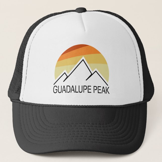 Guadalupe Peak Retro Truckerkappe (Vorderseite)