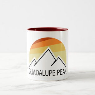 Guadalupe Peak Retro Zweifarbige Tasse