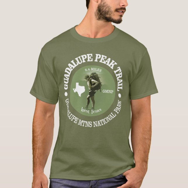Guadalupe Peak Trail (O) T-Shirt (Vorderseite)