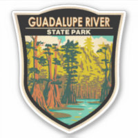 Guadalupe River Staat Park Texas Vintag