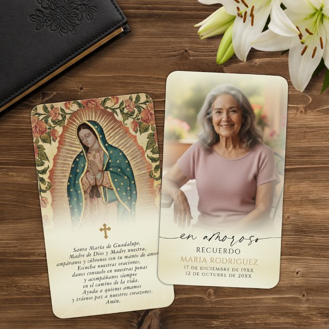 Guadalupe Spanische Gebetskarten zur liebevollen E (Von Creator hochgeladen)