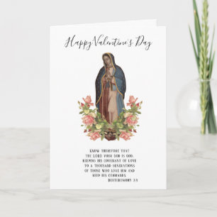 Guadalupe   Valentinstag    Religiös-katholisch Karte