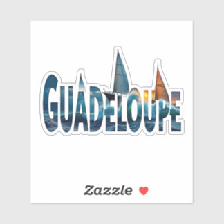 GUADELOUPE AUFKLEBER