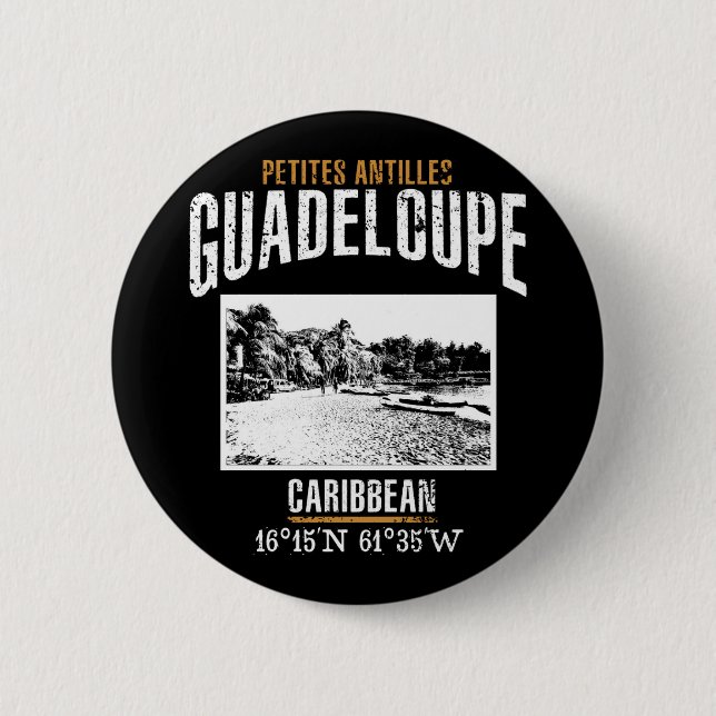 Guadeloupe Button (Vorderseite)
