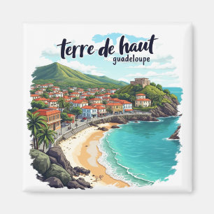 GUADELOUPE-ERDE MAGNET