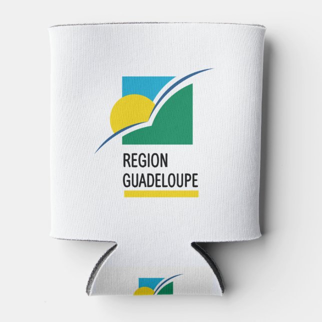 Guadeloupe-Flagge Dosenkühler (Vorderseite)