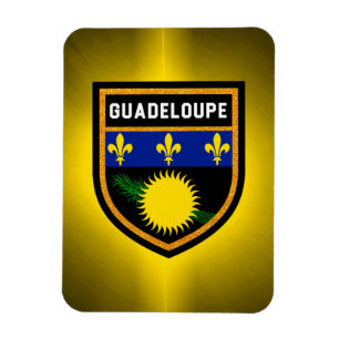 Guadeloupe-Flagge Magnet