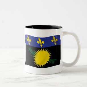 Guadeloupe Flagge Tasse