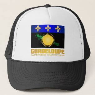 Guadeloupe-Flagge Truckerkappe